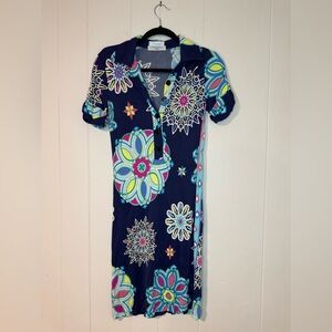 Emilio Pucci Blue Floral Dress